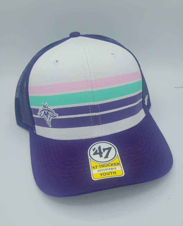 Fireflies Youth Purple Cove Trucker Cap