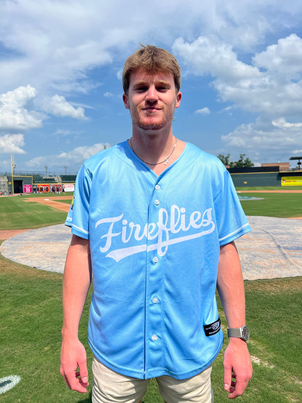 Columbia Fireflies Men's Light Blue Replica Jersey