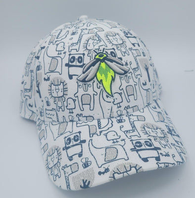 Fireflies Youth White Zoo Cap