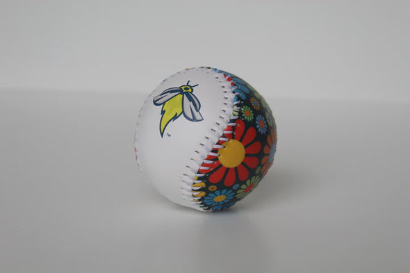 Fireflies Colorful Flower Baseball