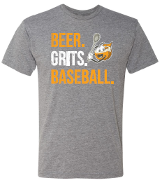 Carolina Grits Men's Beer Grits Baseball Tee