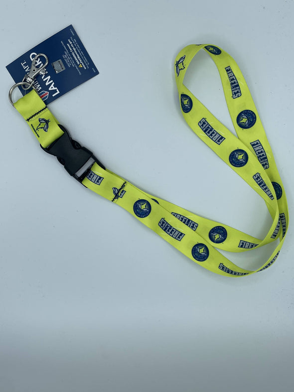 Fireflies Neon Buckle Lanyard