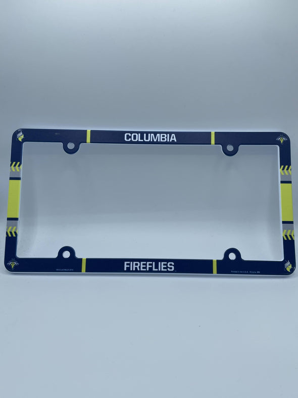 Fireflies Plastic License Plate Frame