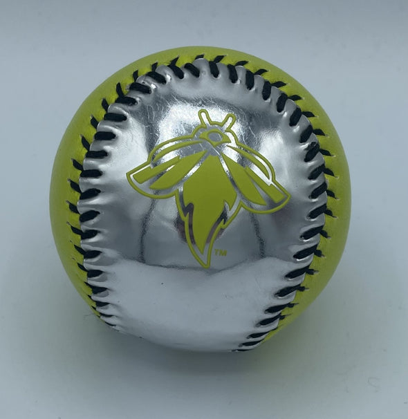 Fireflies Silver Metallic Baseball