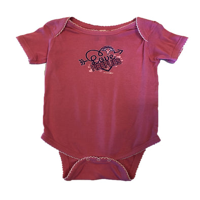 Columbia Fireflies Infant Pink Ambrose Onesie Sale