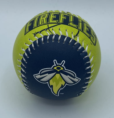 Columbia Fireflies Neon/Navy Wordmark Baseball